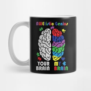 Autism Awareness - Awetistic Genius Mug